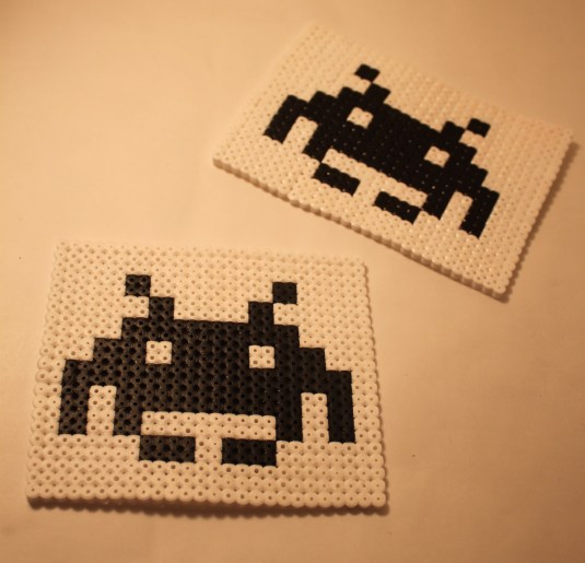 space invader en perles hama space invaders en perles hama